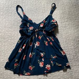 Express small floral top